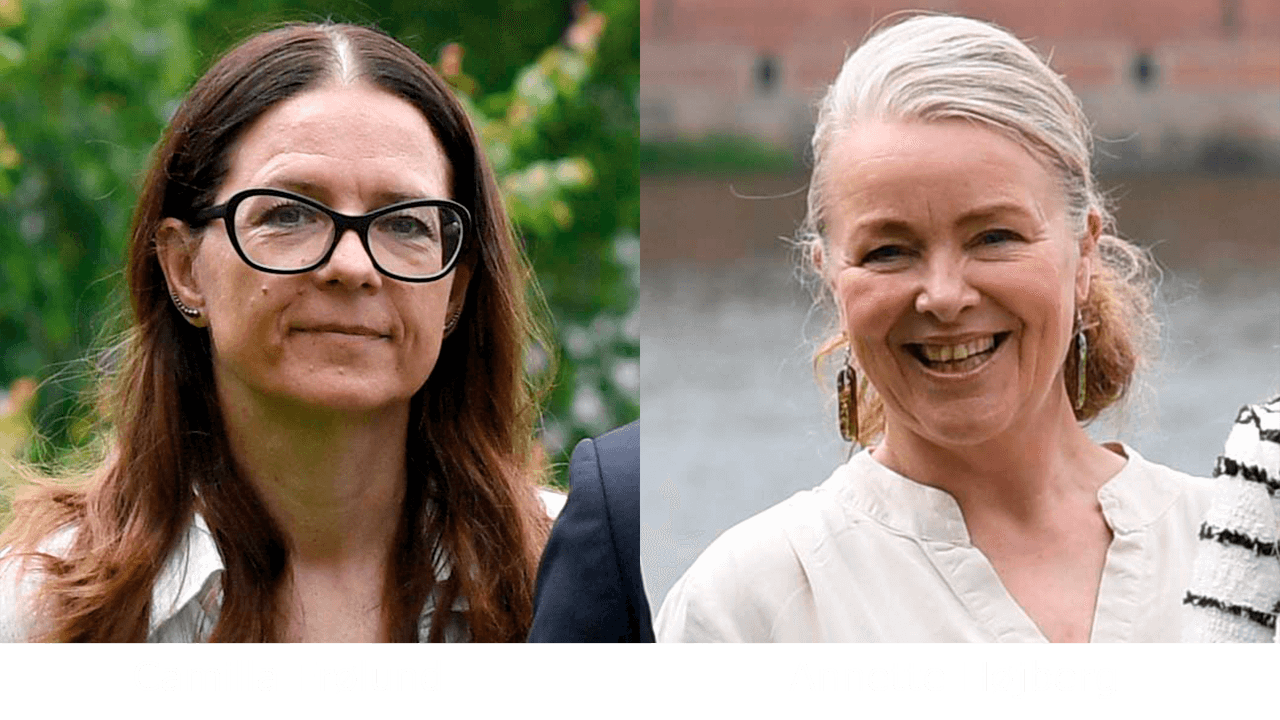 Camilla Frølund og Annette Højberg